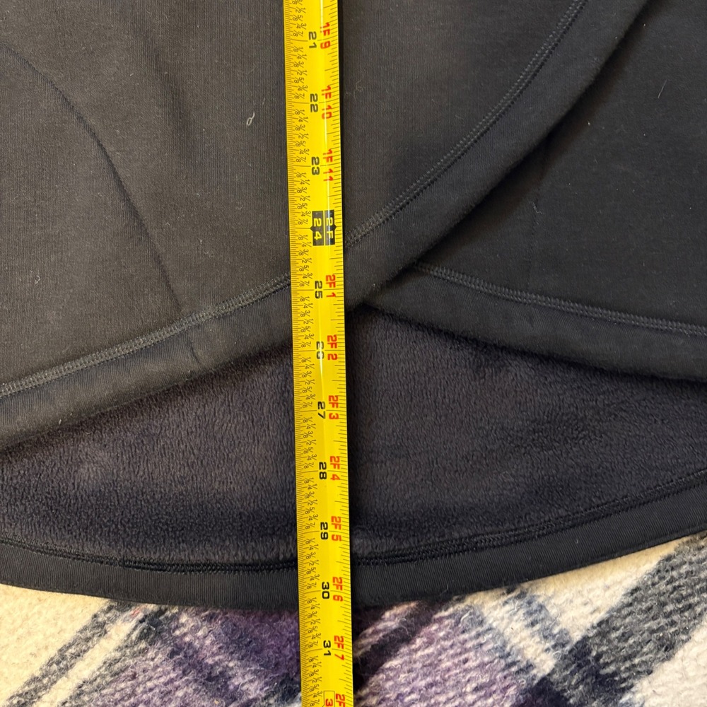 Athleta Cozy Womens Karma Asym Long Sleeve Pullover in Black Size Extra Small XS - Picture 4 of 4